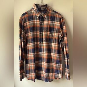 🍁🍂  Long Sleeve Fleece Button-Front Shirt Chaps Performance